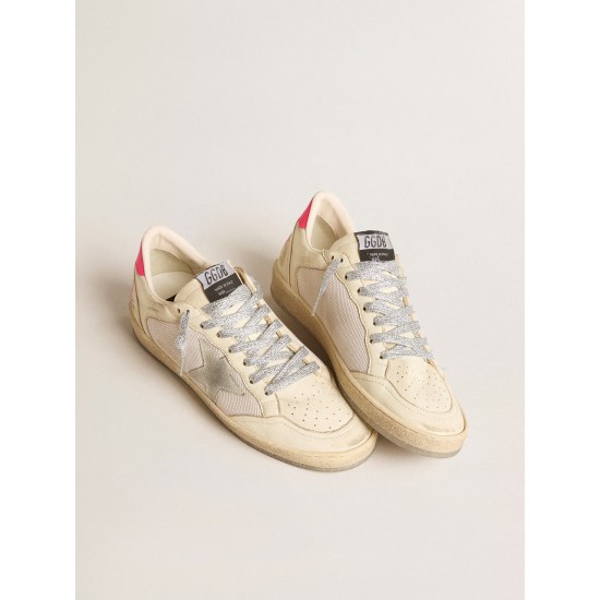 Ball Star LTD in nappa leather and mesh with suede star and leather heel tab Ball Star LTD in nappa leather and mesh with suede star and leather heel tab