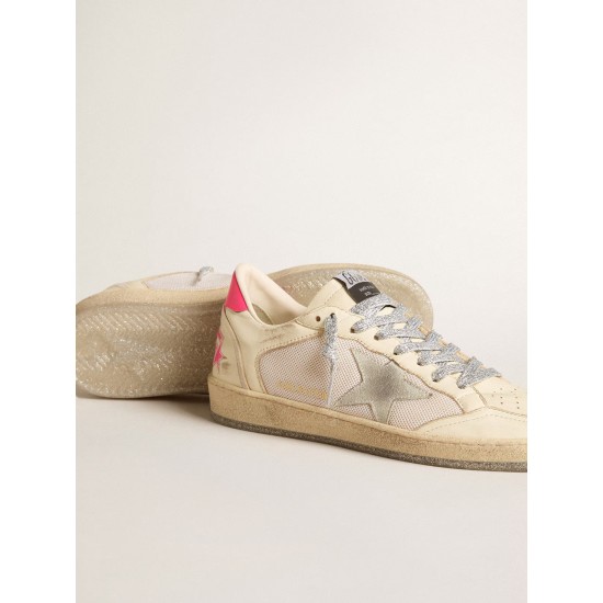 Ball Star LTD in nappa leather and mesh with suede star and leather heel tab Ball Star LTD in nappa leather and mesh with suede star and leather heel tab