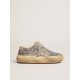 Women's Space-Star shoes in silver glitter with shearling lining Women's Space-Star shoes in silver glitter with shearling lining