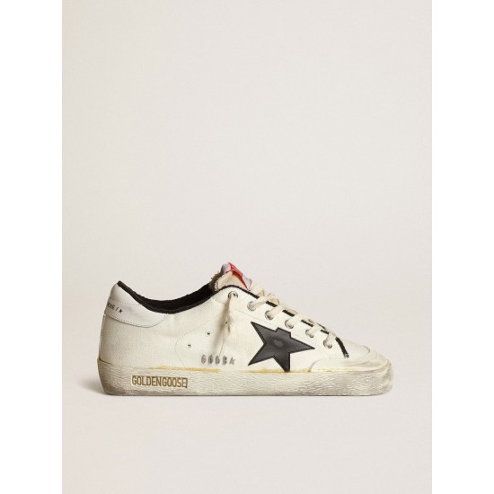 Super-Star LTD in beige canvas with black star Super-Star LTD in beige canvas with black star
