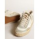 Women’s Mid Star sneakers with ice-gray suede inserts and white leather star Women’s Mid Star sneakers with ice-gray suede inserts and white leather star