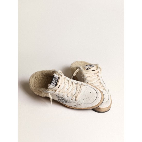 Ball Star Sabots with glitter star and shearling lining Ball Star Sabots with glitter star and shearling lining