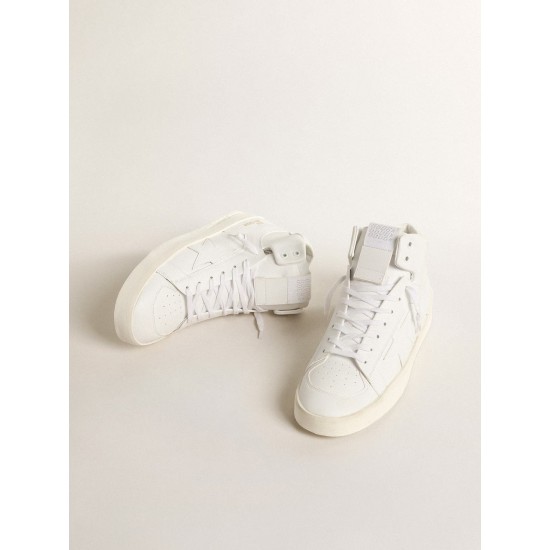 Women’s bio-based Mid-Stardan with white star and heel tab Women’s bio-based Mid-Stardan with white star and heel tab