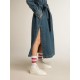 Women’s bio-based Mid-Stardan with white star and heel tab Women’s bio-based Mid-Stardan with white star and heel tab