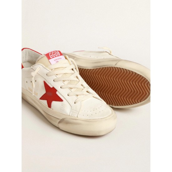 Women’s Super-Star LTD in nappa with red star and heel tab Women’s Super-Star LTD in nappa with red star and heel tab