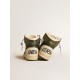 Women's Sky-Star Pro in green leather with white star Women's Sky-Star Pro in green leather with white star