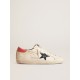 Women's Super-Star LTD in nappa with blue glitter star and red heel tab Women's Super-Star LTD in nappa with blue glitter star and red heel tab