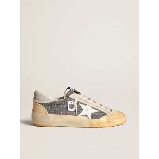 Women’s Super-Star LAB with white star and Swarovski glitter upper Women’s Super-Star LAB with white star and Swarovski glitter upper