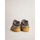 Mid Star LAB in pony skin and mesh with black star and studded flash Mid Star LAB in pony skin and mesh with black star and studded flash