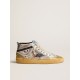 Mid Star LAB in pony skin and mesh with black star and studded flash Mid Star LAB in pony skin and mesh with black star and studded flash