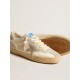 Women’s Super-Star LAB in nylon with dove-gray star and ice-gray suede inserts Women’s Super-Star LAB in nylon with dove-gray star and ice-gray suede inserts