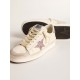 Women's Stardan in nappa and suede with pink glitter star and heel tab Women's Stardan in nappa and suede with pink glitter star and heel tab