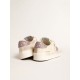 Women's Stardan in nappa and suede with pink glitter star and heel tab Women's Stardan in nappa and suede with pink glitter star and heel tab