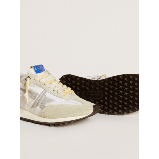 Women’s Marathon with white nylon upper and silver star Women’s Marathon with white nylon upper and silver star