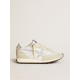 Women’s Marathon with white nylon upper and silver star Women’s Marathon with white nylon upper and silver star