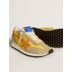 Women’s Marathon with yellow nylon upper and orange star Women’s Marathon with yellow nylon upper and orange star