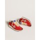 Women’s Marathon with red nylon upper and silver star Women’s Marathon with red nylon upper and silver star