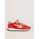 Women’s Marathon with red nylon upper and silver star Women’s Marathon with red nylon upper and silver star