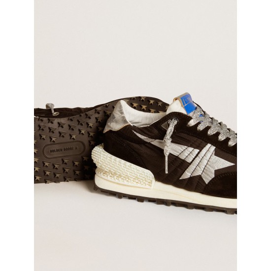 Women’s Marathon with black ripstop nylon upper and silver star Women’s Marathon with black ripstop nylon upper and silver star