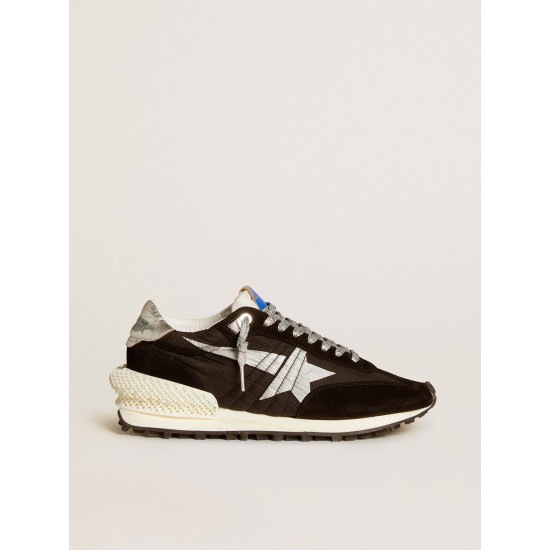 Women’s Marathon with black ripstop nylon upper and silver star Women’s Marathon with black ripstop nylon upper and silver star