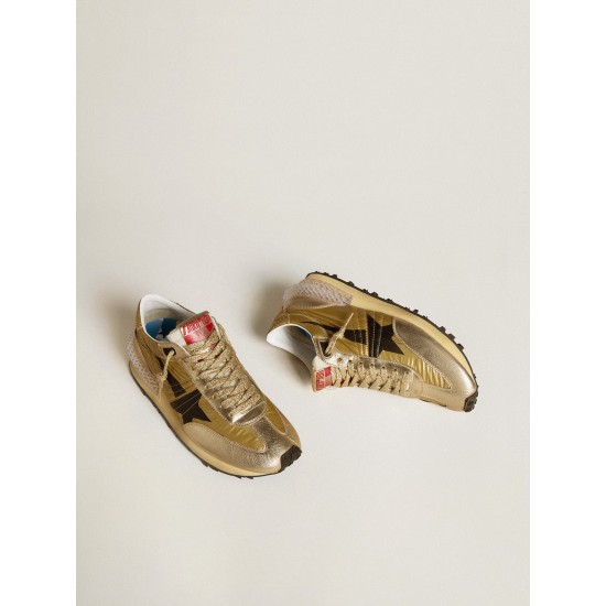Women’s Gold Marathon with gold nylon upper Women’s Gold Marathon with gold nylon upper