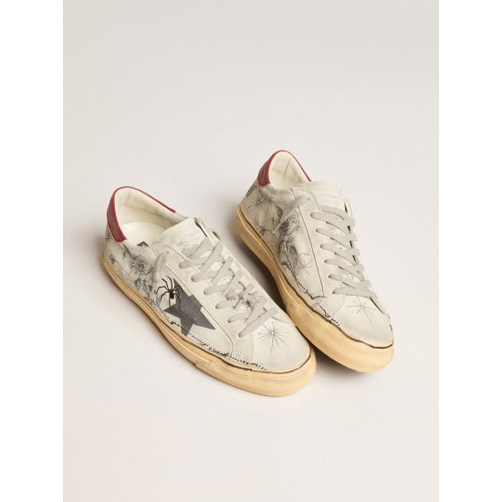 HAUS of Dreamers exclusive women’s Super-Star in ice gray crust leather HAUS of Dreamers exclusive women’s Super-Star in ice gray crust leather
