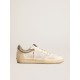 Women’s Ball Star Pro in optical white leather with rubber inserts Women’s Ball Star Pro in optical white leather with rubber inserts