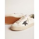 Woman's white bio-based Hi Star LTD with black bio-based star and heel tab Woman's white bio-based Hi Star LTD with black bio-based star and heel tab