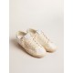 Women's Super-Star LTD in white sequins with leather star and embroidery Women's Super-Star LTD in white sequins with leather star and embroidery