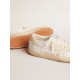 Women's Super-Star LTD in white sequins with leather star and embroidery Women's Super-Star LTD in white sequins with leather star and embroidery