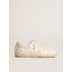 Women's Super-Star LTD in white sequins with leather star and embroidery Women's Super-Star LTD in white sequins with leather star and embroidery