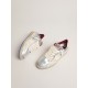 Women’s Ball Star Pro in silver metallic leather with cream-colored star Women’s Ball Star Pro in silver metallic leather with cream-colored star