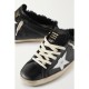 Super-Star Sabot distressed shearling-lined leather slip-on sneakers Super-Star Sabot distressed shearling-lined leather slip-on sneakers