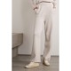 Golden cashmere and wool-blend track pants Golden cashmere and wool-blend track pants