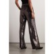 Journey sequined crepe wide-leg pants Journey sequined crepe wide-leg pants