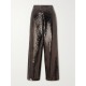Journey sequined crepe wide-leg pants Journey sequined crepe wide-leg pants