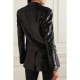 Sequined crepe blazer Sequined crepe blazer