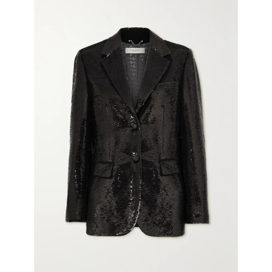Sequined crepe blazer Sequined crepe blazer