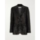 Sequined crepe blazer Sequined crepe blazer