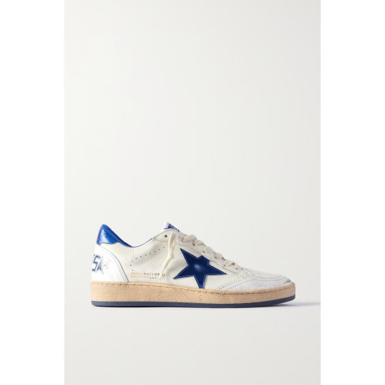 Ball Star distressed leather sneakers Ball Star distressed leather sneakers