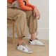 Superstar distressed glittered leather sneakers Superstar distressed glittered leather sneakers