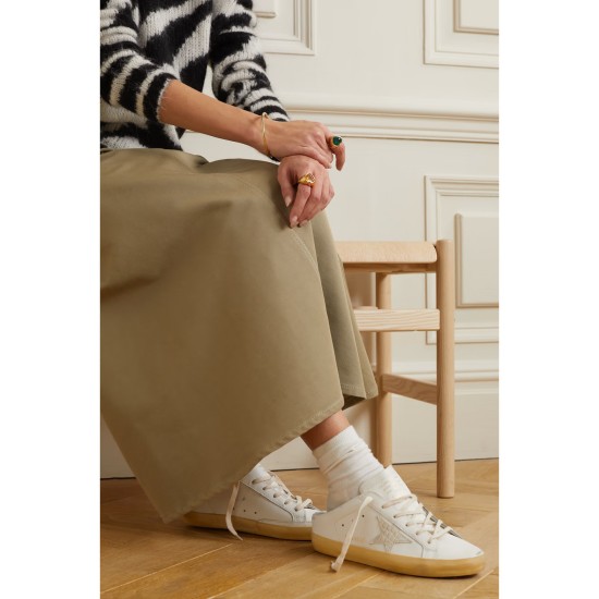 Superstar Sabot distressed leather slip-on sneakers Superstar Sabot distressed leather slip-on sneakers
