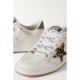 Ball Star distressed calf hair and canvas-trimmed leather sneakers Ball Star distressed calf hair and canvas-trimmed leather sneakers