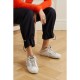 Superstar Sabot shearling-lined distressed glittered leather slip-on sneakers Superstar Sabot shearling-lined distressed glittered leather slip-on sneakers