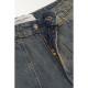 Distressed wide-leg cargo jeans Distressed wide-leg cargo jeans