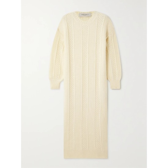 Embroidered knitted wool maxi dress Embroidered knitted wool maxi dress