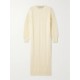 Embroidered knitted wool maxi dress Embroidered knitted wool maxi dress