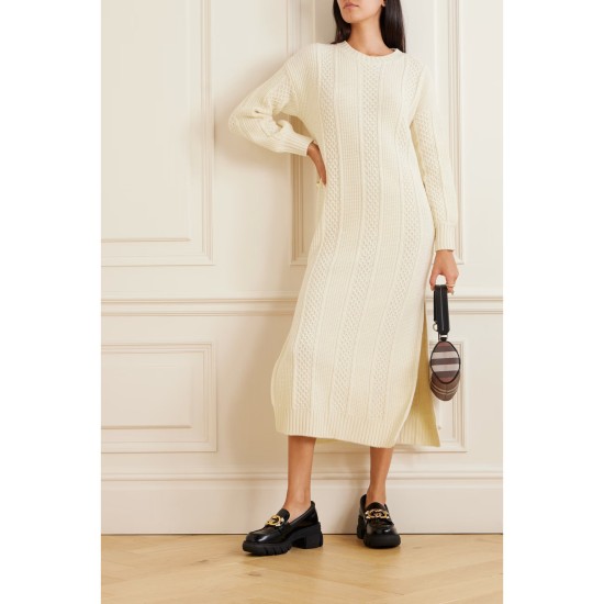 Embroidered knitted wool maxi dress Embroidered knitted wool maxi dress