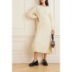 Embroidered knitted wool maxi dress Embroidered knitted wool maxi dress