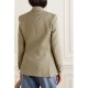 Journey double-breasted wool-jacquard blazer Journey double-breasted wool-jacquard blazer